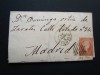 ENVUELTA CON DESTINO A MADRID , CIRCULADA EN 1856 