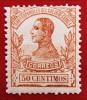 1912 Spain GUINEA ED#94** 50c. orange. 