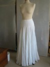 STUNNING WHITE COTTON MISS ITALY MAXI SKIRT UK10/IT42 