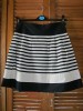 Primark Atmosphere striped black and white skirt 