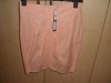 Primark skirt size 10 white/cream with peach stripes 