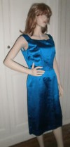 Lovely blue 60s sheath dress 