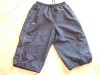 UMBRO MENS LONG XL BLACK/RED SHORTS LEG 17ins 