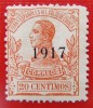 1917 L'Espagne GUINEA ED#116** 20c. rouge (90) 