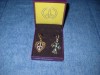 NIB LUCKY BRAND SEMI PRECIOUS PEACE & CROSS CHARMS  