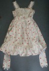 Sweet Lolita Dress JSK Bodyline white Guro Shiro hearts 