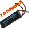 7.4V 1800MAH 25C Lipo RC battery 2S 35C BQY helicopter 