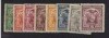 ECUADOR - Sc# 127-34 • Fine MH Set from 1897 • 