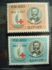 Peru-Aereo.1863-1963.Medicine.Red Cross stamps(2)MNH 