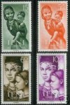 IFNI  Edifil # 114-117 ** Pro infancia 1954 