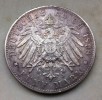 Funf 5 Deutsche Mark Deutsches Reich 1898 Low mintage 