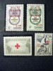 1863-1963.Medicine stamps(4).Red cross.MNH. 