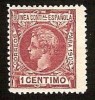 1903  GUINEA Ed# 11* 1 c. carmín. ALFONSO XIII. 