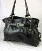 Next Faux Leather Black Shoulder Tote Bag Handbag 