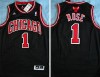 CAMISETA NBA DERRICK ROSE CHICAGO BULLS NEGRA L, NUEVA 