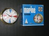 MARINE VDO BULK HEAD QUARTZ CHRONOMETER BRASS-NEW W/BOX 