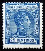 1907 GUINEA ED#50* 25c azul 