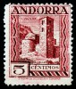 1929 ANDORRA ED#16* 5c lila PAISAJES DE ANDORRA 