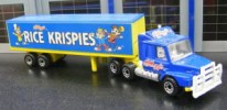 CONVOY SCANIA KELLOGGS KRISPIES BOX TRAILER MATCHBOX  