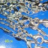 5 Cadenas Plata de Ley 40cm Bisuteria Abalorios 