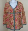 LUCKY BRAND tropical floral tunic top L XL 