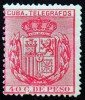 1881 CUBA ED# 53** 40 ct.rosa TELEGRAFOS. TIPO DE 1878. 