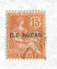 FRENCH COLONIES ROUAD LEVANT FRANCE used 15 cent 