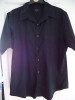 Next Black Shirt Sleeve Shirt Large L  Mens  