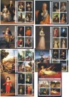 FRANCISCO GOYA 8 SOUVENIR SHEETS MNH IMPERFORATED 