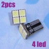 2x T10 194 BMW CANBUS 4 SMD LED BULB LIGHT NO OBC ERROR 