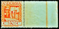 1929-34 ANDORRA Ed#23** 50 c.naranja  