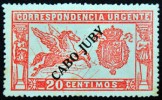 1919 CABO JUBY Ed# 18* 20 c.rojo (256-N) CORREO URGENTE 