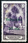 1936 MARRUECOS Telégr.ED#37** 30c s 2c viol.(106) (I-V) 