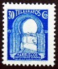 1938 MARRUECOS Telégr.ED#44* 30c azul oscuro 