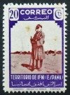 1943 IFNI Ed# 20**  20 c. lila y castaño violeta. 