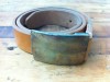 The Flat Head Natural Leather Belt (36) 