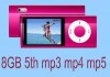 New 2.0'' 5th MP3 MP4 MP5 Player FM CAMERA PINK 8GB 