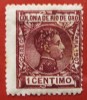 1907 Spain RIO DE ORO ED#18* 1 c. dark carmin. 