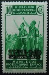 1940 MARRUECOS Ed#220** 10 c.verde ALZ.NACIONAL 