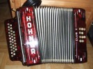 Akkordeon Hohner Club Harmonika X Super erhalten Strass