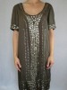 Atmosphere Khaki Green Studded Smock Dress Size 18 Eu46 