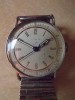 VINTAGE LANCO WRIST WATCH MENS SILVER CONVEX GLASS FACE 