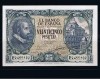 BILLETE DE 25 PESETAS DE 1940- LUJO -SIN CIRCULAR.