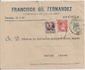 Spain 1936 Sevilla to Switzerland cover with local 