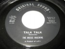 THE MUSIC MACHINE - Talk Talk / Come On In - Rare Original GARAGE 45 