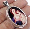 VICTORIAN PRINCESS 925 STERLING SILVER PENDANT D6949 