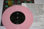 PINK FLOYD One Slip 7 inch GF Pink Vinyl Dave Gilmour Roger Waters Ticket Ex LP 