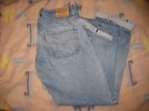 Vtg Levis 501 Redline Denim Jeans W33 L32 #6 Button -NR- 