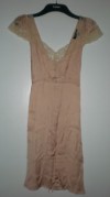 nude dress, size 10, topshop 