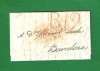 SPAIN  - ANDALUCIA 1824***STAMPLESS COVER***MALAGA 